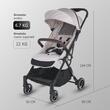 Carucior sport cu pliere automata Coccolle Melia Pearl Mist
