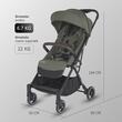 Carucior sport cu pliere automata Coccolle Melia Sage Shadow