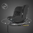 Scaun auto iSize 40-150 cm Coccolle Ario Midnight Black