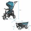 Tricicleta ultrapliabila Coccolle Spectra plus Atlantic Blue