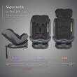 Scaun auto iSize 40-150 cm Coccolle Ario Anthracite