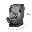 Scaun auto iSize 40-150 cm Coccolle Nova Moonlit grey