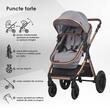 Carucior transformabil 3in1 Coccolle Melora Moonlit grey
