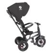 Tricicleta cu roti de cauciuc Qplay Rito Rubber Negru