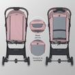 Carucior sport cu pliere automata Coccolle Melia Blush Rose