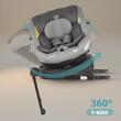Scaun auto iSize 40-150 cm Coccolle Sidra Moonlit grey