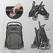 Carucior sport cu pliere automata Coccolle Melia Sage Shadow