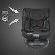 Scaun auto iSize 40-150 cm Coccolle Ario Midnight Black