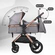 Carucior transformabil 3in1 Coccolle Melora Moonlit grey