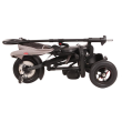 Tricicleta cu roti de cauciuc Qplay Rito Rubber Rosu