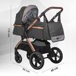 Carucior transformabil 3in1 Coccolle Melora Diamond black