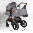 Carucior transformabil 3in1 Coccolle Melora Moonlit grey