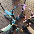Trotineta multifunctionala 5in1 Qplay Sema EVO Albastru