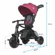 Tricicleta multifunctionala Coccolle Alegra Magenta