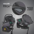 Carucior modular 4in1 Coccolle Lissia Anthracite cu Scoica auto iSize Coccolle Rilax Greystone si Baza isofix iSize Coccolle Rilax