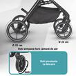 Carucior modular 4in1 Coccolle Serry Light Taupe cu Scoica auto iSize Coccolle Knox Black si Baza isofix iSize Coccolle Knox
