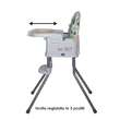 Scaun de luat masa multifunctional Coccolle Ziti Beige Dots