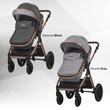 Carucior transformabil 3in1 Coccolle Melora Moonlit grey
