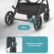 Carucior modular 4in1 Coccolle Serry Light Taupe cu Scoica auto iSize Coccolle Knox Black si Baza isofix iSize Coccolle Knox