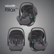 Carucior modular 4in1 Coccolle Lissia Anthracite cu Scoica auto iSize Coccolle Rilax Greystone si Baza isofix iSize Coccolle Rilax