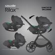 Carucior modular 4in1 Coccolle Lissia Butternut Beige cu Scoica auto iSize Coccolle Rilax Greystone si Baza isofix iSize Coccolle Rilax