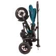 Tricicleta cu roti de cauciuc Qplay Rito Rubber Albastru Inchis