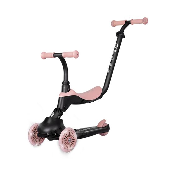 Trotineta multifunctionala 5in1 Qplay Sema EVO Roz