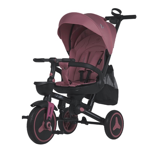 Tricicleta ultrapliabila Coccolle Urbio Plus, Smoked Pink